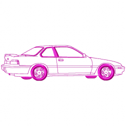 Cars Embroidery Design 9